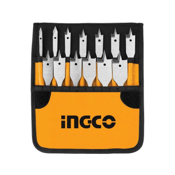 Picture of INGCO 13PCS FLAT WOODDRILL SET C/W CANVAS BAG