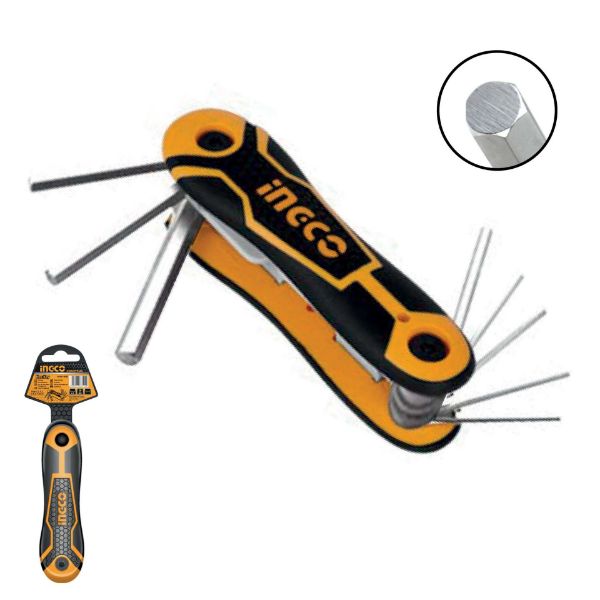 Picture of INGCO HEX KEY FOLDING SET