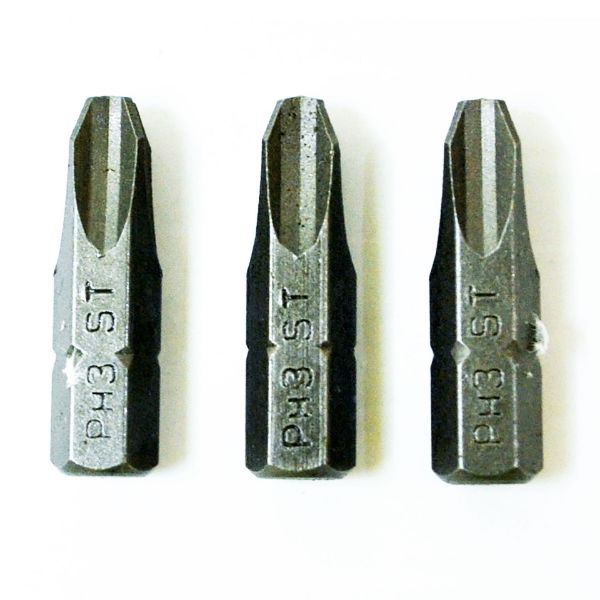 Picture of PHILLIPS NO.3 SCREWDRIVER BITS 25MM X 3PCS