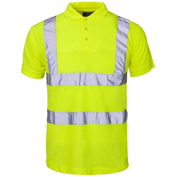 Picture of LARGE POLYCOTTON POLO SHIRTS HI-VIS