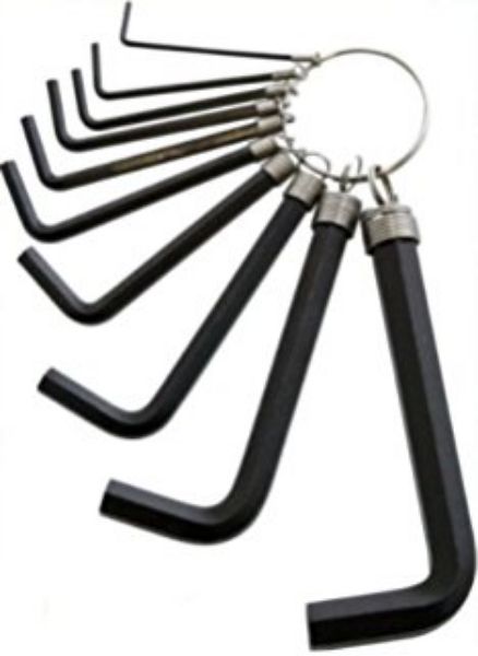 Picture of 10 PC HEX KEY SET METRIC AMTECH