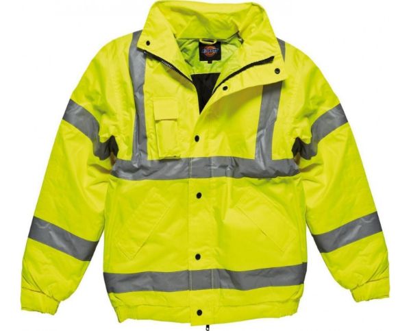 Picture of HI VIS BOMBER X LARGE JACKET  YELLOW