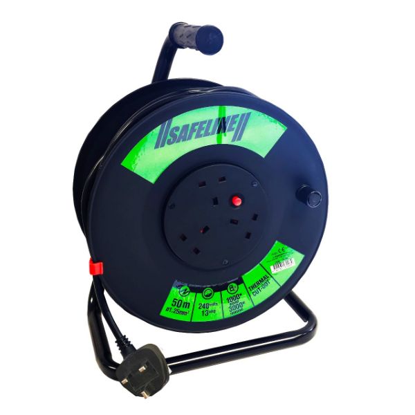 Picture of 50MT X 240V X 13A  1.0 SQ CABLE REEL