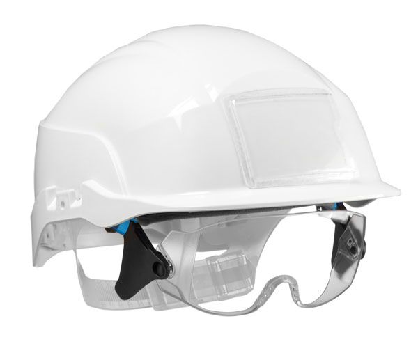 Picture of WHITE SAFETY HELMETS C/W RETRACTABLE SPEC