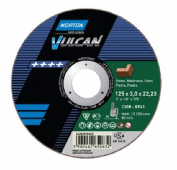 Picture of VULCAN  115MM X 3.0 X 22.2 D/C STONE CUTTING DISCS
