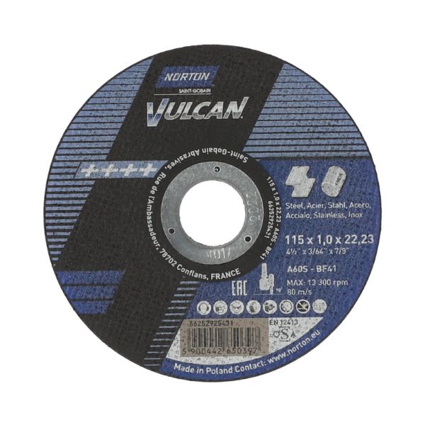 Picture of VULCAN  300MM X3.5 X 20  rail cut disc