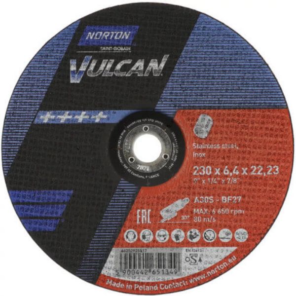 Picture of VULCAN  230MM X 2.0 STAINLESS STEEL CUTTING DISCS