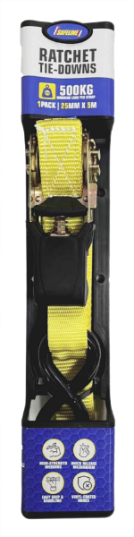 Picture of 25mm X 5M  x 500kg RATCHET STRAP 1 PACK