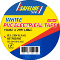 Picture of 19MM X 20M PVC ELECTRICAL TAPE WHITE
