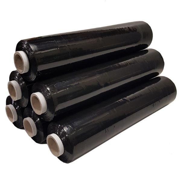 Picture of 400MMX200MX18MIC BLACK PALLET WRAP